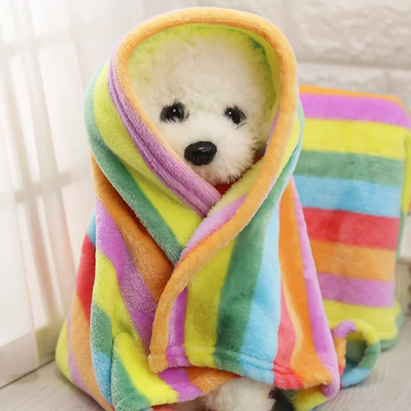 

Flannel Dog Blanket for Small Medium Large Dogs Soft Winter Dog Beds Warm Sleeping Mat Pet Product 11cy25