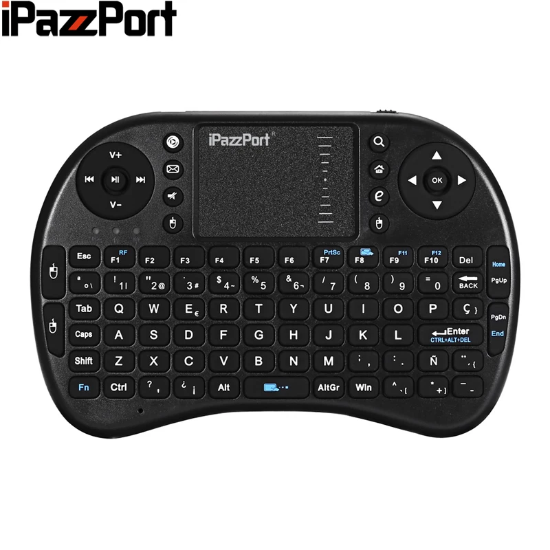 Ipazzport Kp81021 I8 English Keyboard 2.4ghz Mini Wireless Keyboard