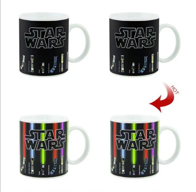 $US $11.16 Star Wars Lightsaber Heat Reveal Mug Creative Gifts Magic Mugs multiple styles Hot sale Magic Color