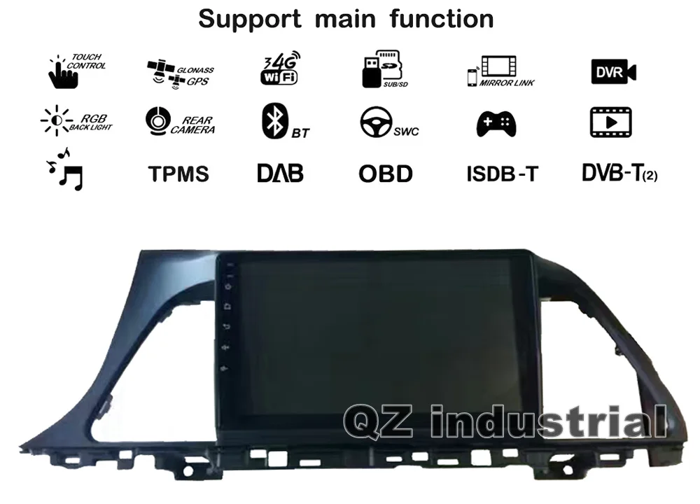 QZ industrial HD " Android 8,1 T3 для hyundai Sonata Gen 9/Sonata LF- автомобильный DVD слой с радио Navi 3g 4G wifi gps RDS