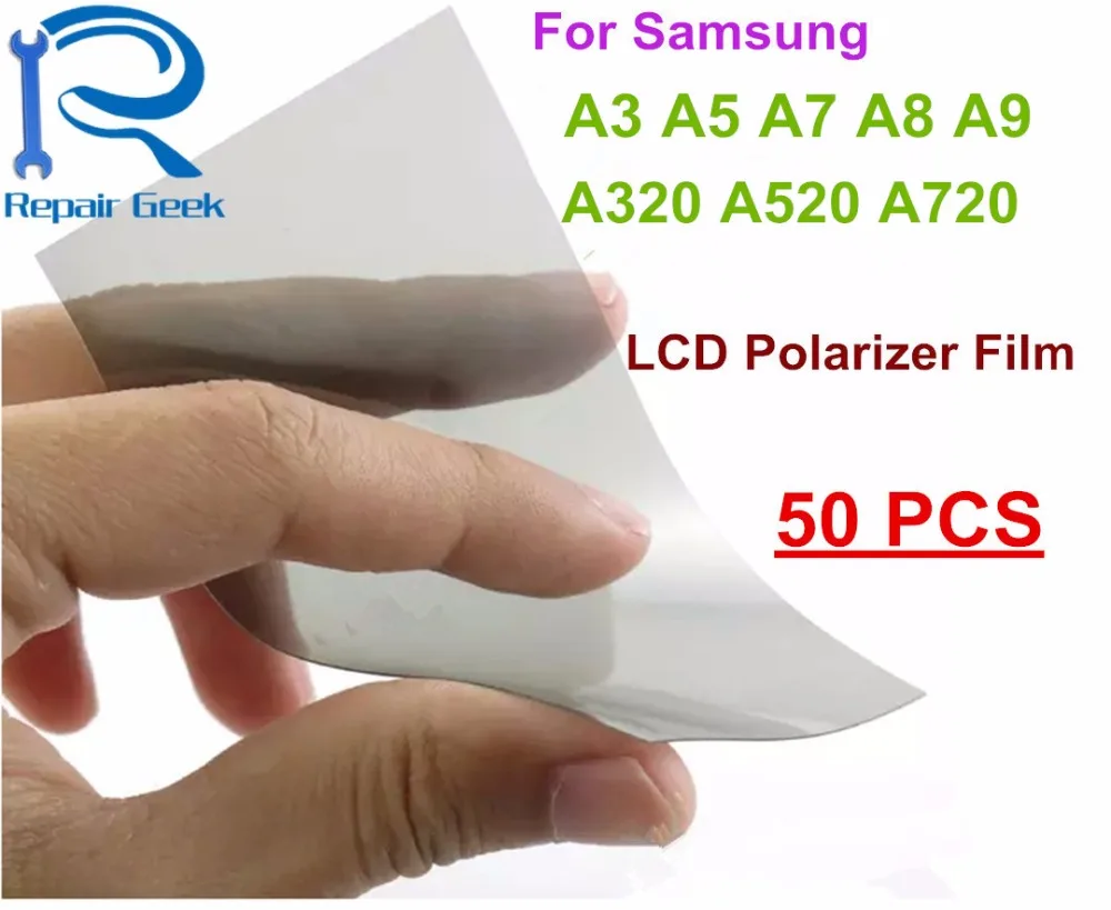 Антистатическая поляризационная пленка с ЖК дисплеем для Samsung A3 A5 A7 A8 A9 A320 A520 A720 50
