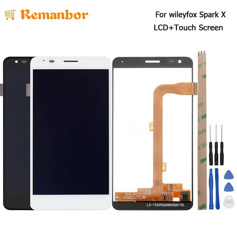 Remanbor For Wileyfox Spark X LCD Display And Touch Screen