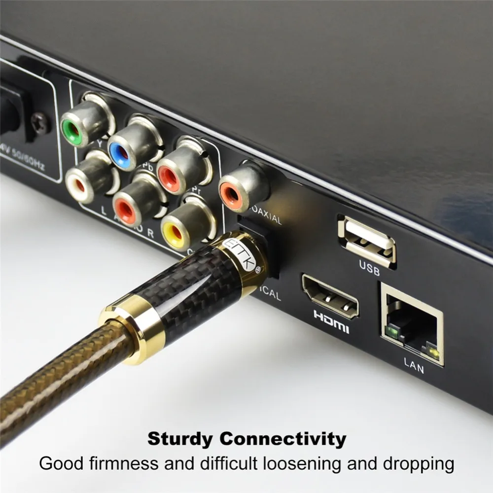 EMK Optical Audio Cable Digital Sound SPDIF Coaxial Cord Toslink Fiber Optic Cable OD8.0 EMK Optical Audio Cable Digital Sound SPDIF Coaxial Cord Toslink Fiber Optic Cable OD8.0