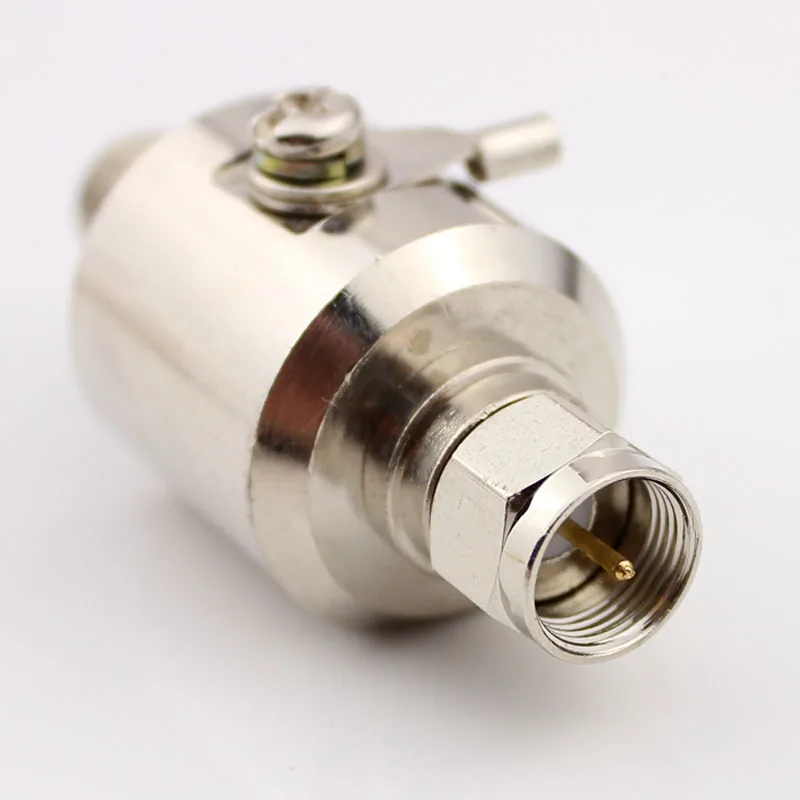 10 шт. антенный питатель Lightning Arrester Jack разъем для кабельного ТВ спутниковая