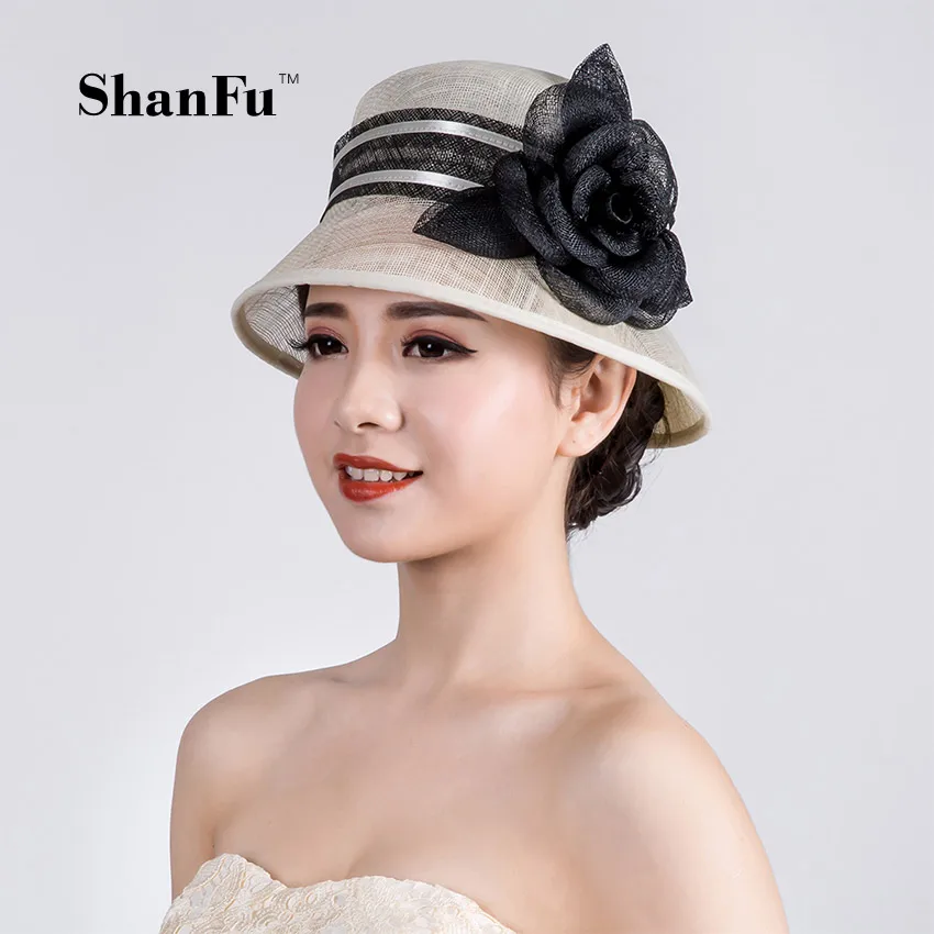 ladies ivory wedding hats