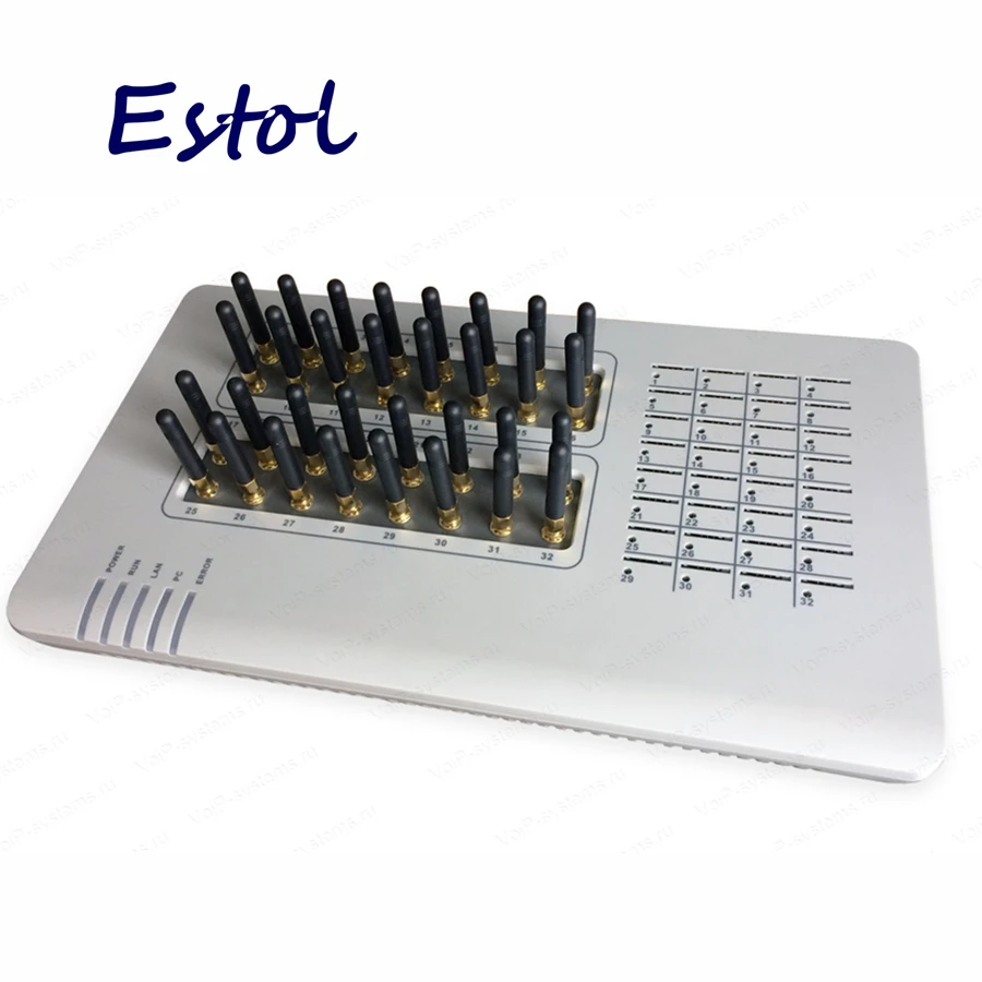 DBL GoIP 32 порта GSM VoIP шлюз смс чипа GOIP32 sim карта Asterisk elastix каналы роутер| |
