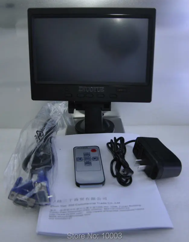 Новый HD 1280*800 7 &quotцветной TFT светодиодный монитор заднего вида автомобиля с VGA HDMI