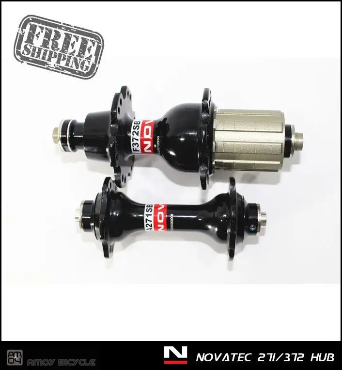 Free shipping Novatec 271/372 road bike hubs with quick releasein Bicycle Hubs from Sports