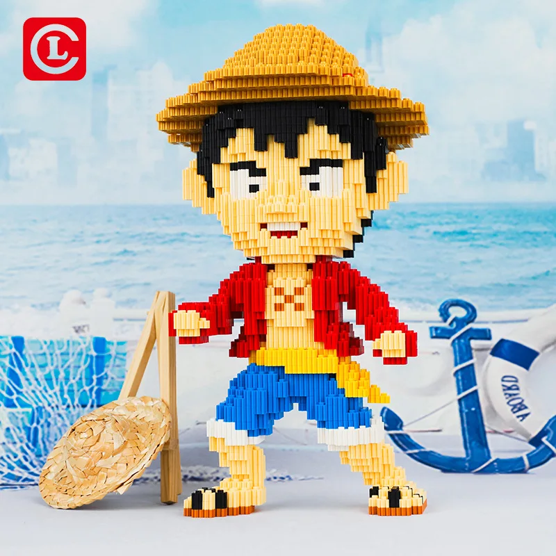 

Building Block Small Particle Assembly Toy Pirate King Lufei Series Building Block Model Toy