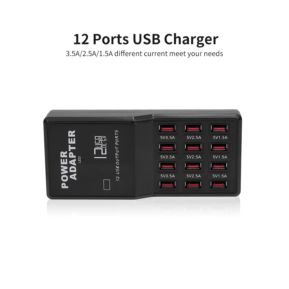 Зарядная станция с 12 портами usb зарядная док-станция USB зарядное устройство универсальной совместимости зарядная станция для