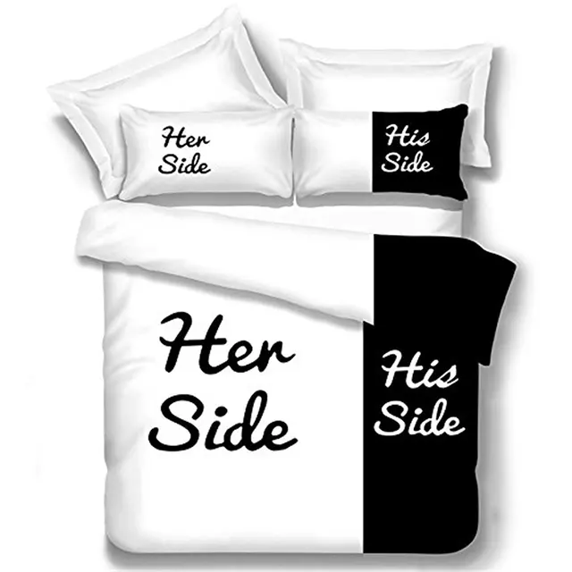His Side And Her Trim Duvet Cover Sets With 2 Pillow Cases In His Side And Her Trim Duvet Cover Sets With 2 Pillow Cases