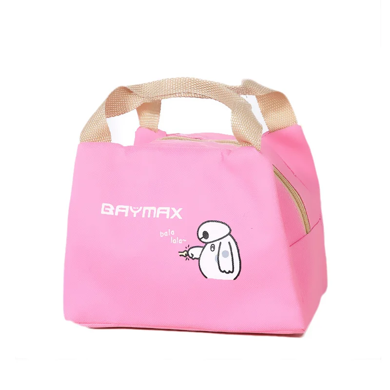 

Thermos bolso nevera portatil food container launch Box ice bag pink cute tote cartoon thickening insulate lunchbox cooler bag