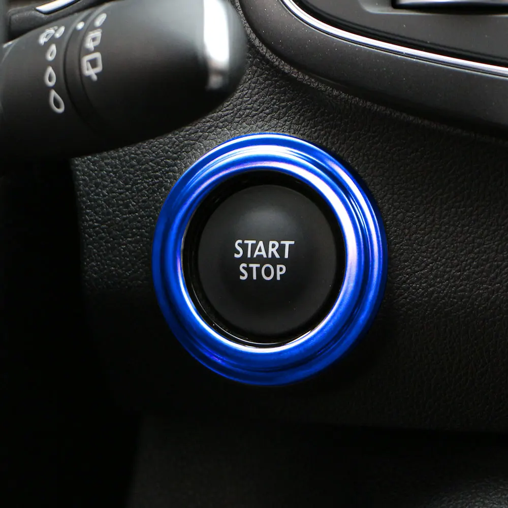 

Color My Life Car Ignition Key Ring Trim Key Switch Coil Stickers for Renault Koleos for Samsung QM6 2016 2017 2018 Accessories