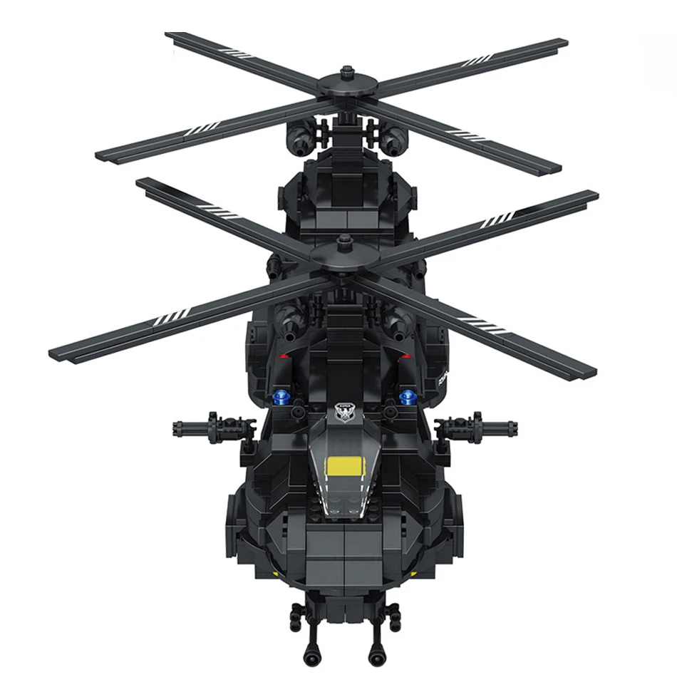 1351 шт Большой Legoings Модель Строительный Блок Комплект спецназ Боевой вертолет