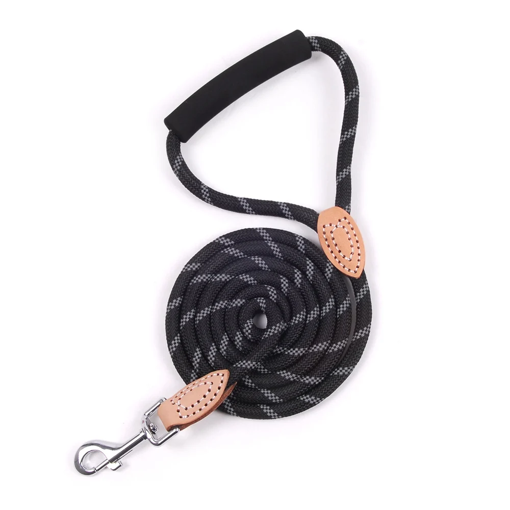 Dog Leash Rope For Medium Large Dogs Reflective Pet Lead Leash Dog-Collar Durable Dog Ropes Leashes Pet Training Walking YS0072 (15)