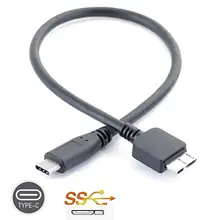 USB 3,1 type-C к USB 3,0 Micro B кабельный разъем для жесткого диска смартфон мобильный телефон ПК