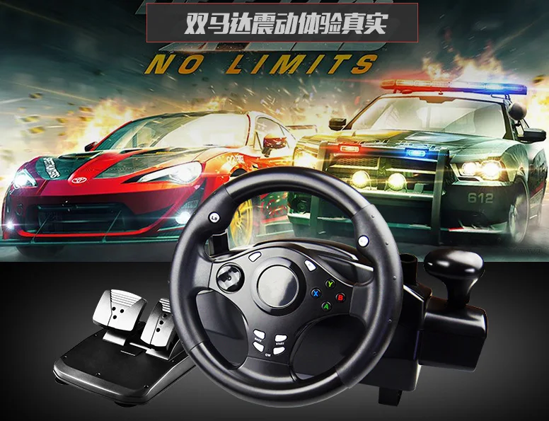 270 градусов гоночный руль контроллер педаль вождения, как настоящий для PS4/PS3/Xbox one/Xbox 360/nintendo Switch/PC/Android