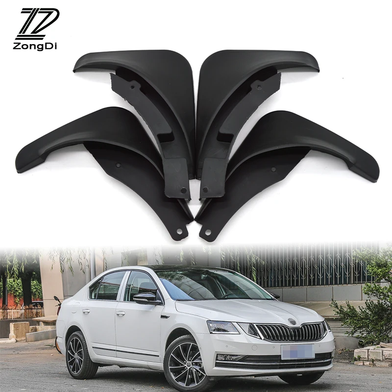 Детали ZD для автомобиля 2013 2014 2015 Skoda Octavia A7 аксессуары Брызговики автостайлинг