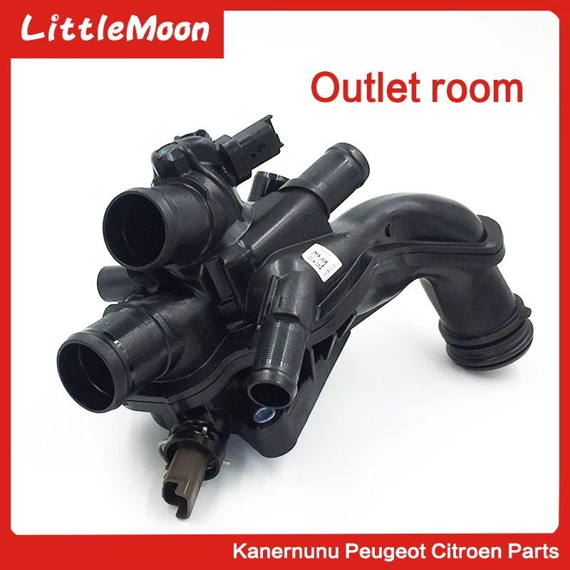 Оригинальный термостат LittleMoon для Peugeot 308 3008 207 508 5008 Citroen C4 C5 C3 1 6 T 9808647080|Термостаты и
