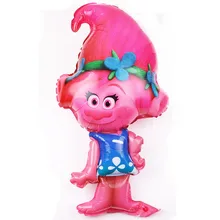 XXPWJ Frete Grátis 82 cm Trolls Brinquedo Do Balão Do Partido da Festa de Aniversário de Alumínio Balão Decorativo Atacado G-130