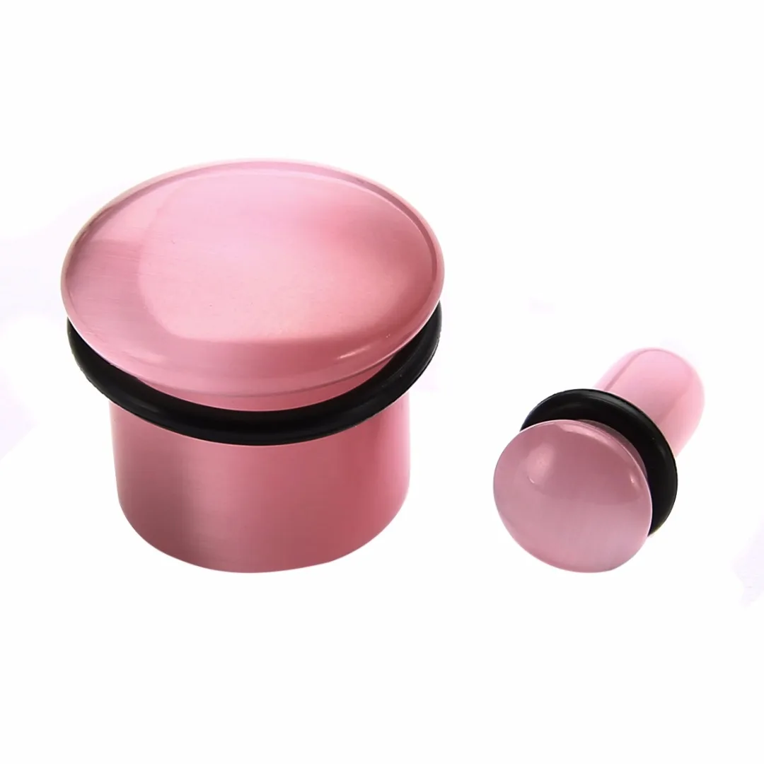 Men Ear Expander Ear Piercing Stone Ear Plugs Tunnels Gauges Expander Shellhard Body Piercing Jewelry Women Accessories 4mm-16mm