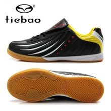 TIEBAO Professional Men Women Athletic Training Sneakers Indoor Sport Soccer Shoes IN & IC Rubber Soles Football Boots EU 39-44