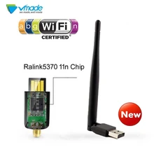 Мини-usb wifi адаптер ключ 2 дБ 150 Мбит/с Ralink 5370 wifi 802.11b беспроводная сетевая карта приемник n/g/b высокоскоростной ethernet USB LAN