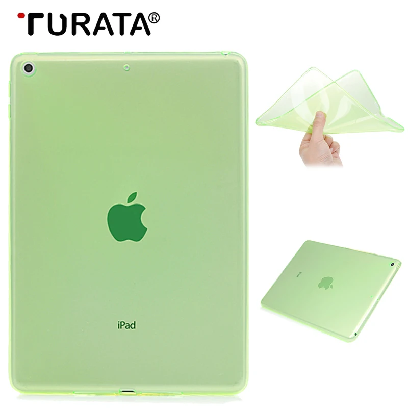 Карамельный Цвет Мягкие TPU силиконовый чехол для Apple iPad 9 7 &quot2017/iPad Air Чехол
