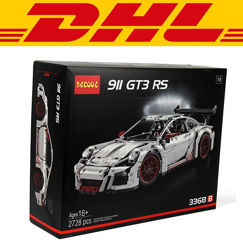

2018 New Decool 3368 2726Pcs Technic Series GTRS Race Car Model Building Kits Blocks Bricks Toy Compatible With Gift 42056