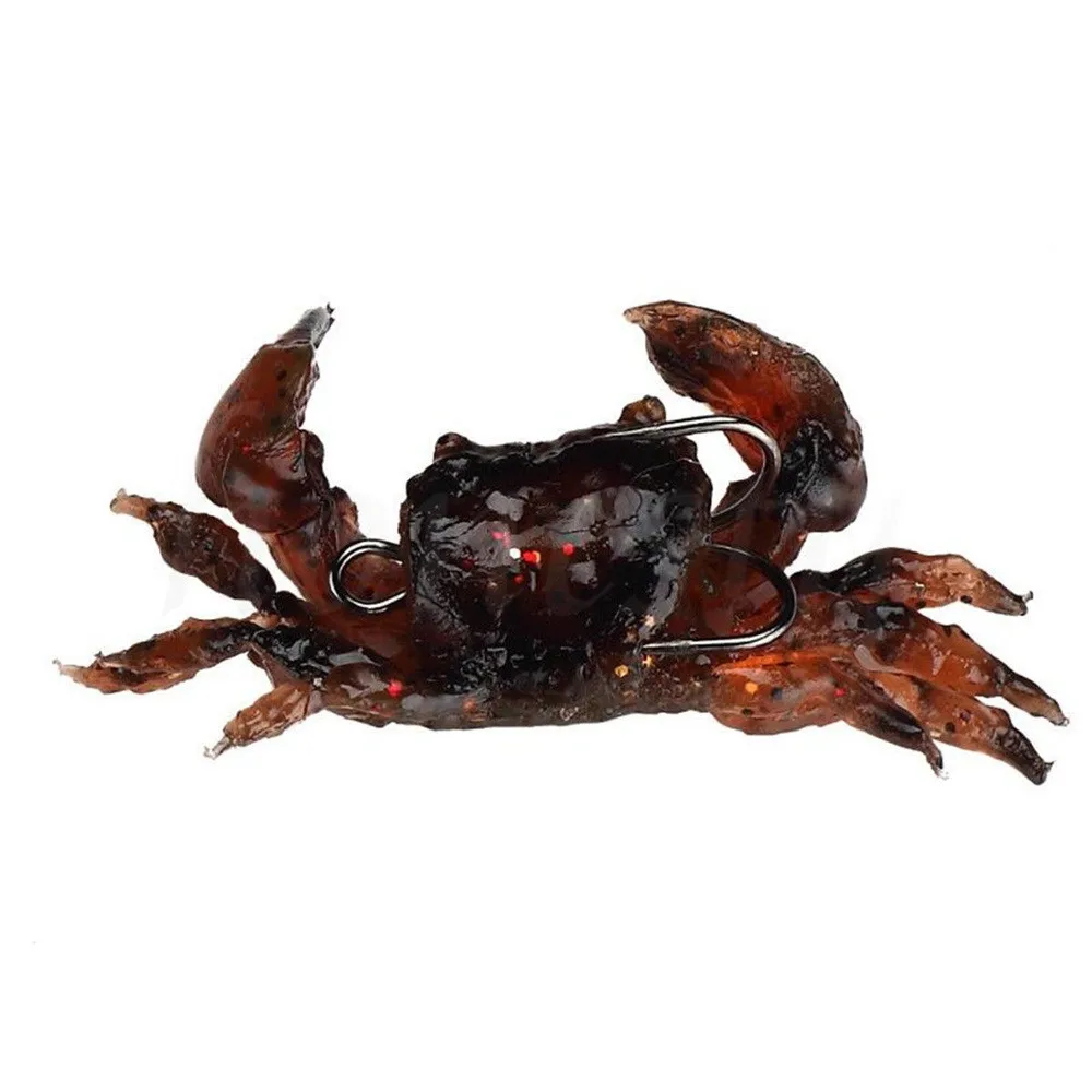 

1PC Road Bait Bait Simulation Crab Bait 8cm / 30g With Hook Sea Fishing Bait Easy to carry fishing accessories camping #15