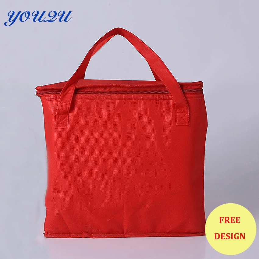 

Custom can cooler bag picnic bag non woven lunch bag with foam composit aluminum