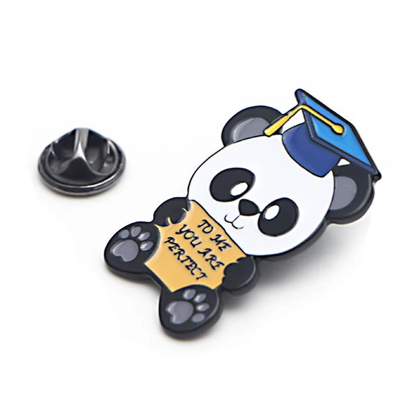 V282 To Me You Are Perfect Panda Pins эмалированные Броши для женщин и мужчин нагрудная булавка мультяшный металлический значок воротник ювелирные изделия Выпускной подарок