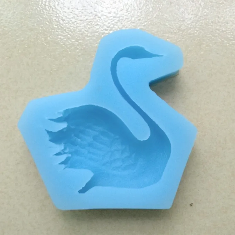 

1pcs Baking Tools Silicone Mold For Fondant Cake Pudding Silicone Moulds Decorating Mold 3D Swan