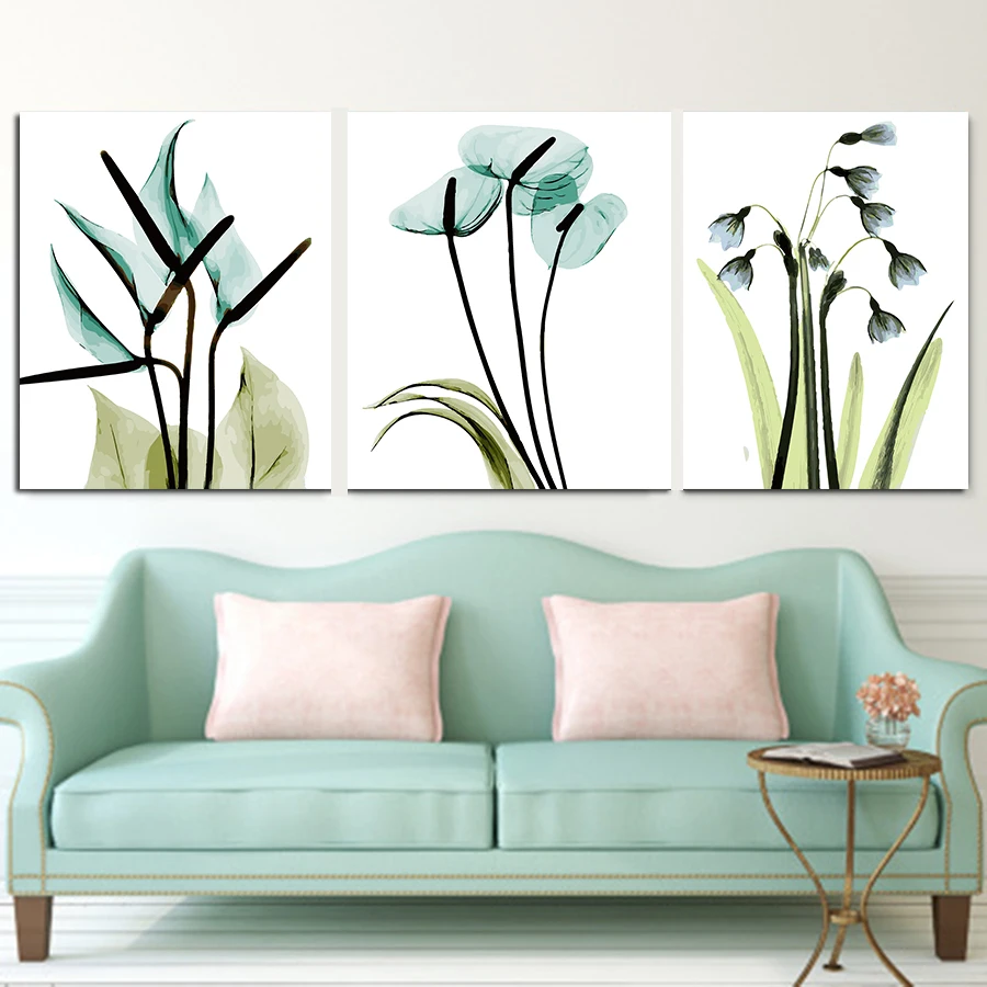 3 шт./компл. 40*50 diy фотографии по номерам Триптих акриловая краска для окраски