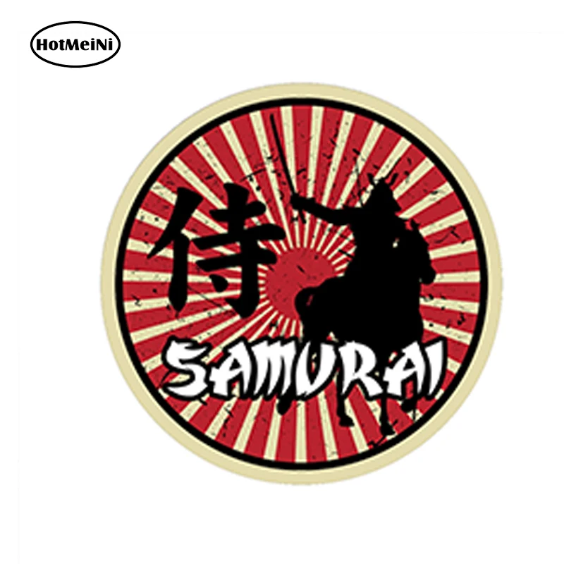 

HotMeiNi 13x13cm Car Styling SAMURAI JDM Car Sticker Decal Vinyl Rising Sun Jap Japan Drift Vintage Waterproof Doors Accessories