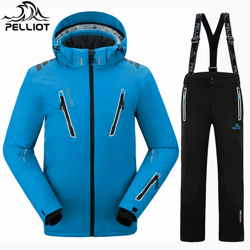 Pelliot Snowboarding Suits Men Ski Suit Waterproof 10000 Ski Jacket