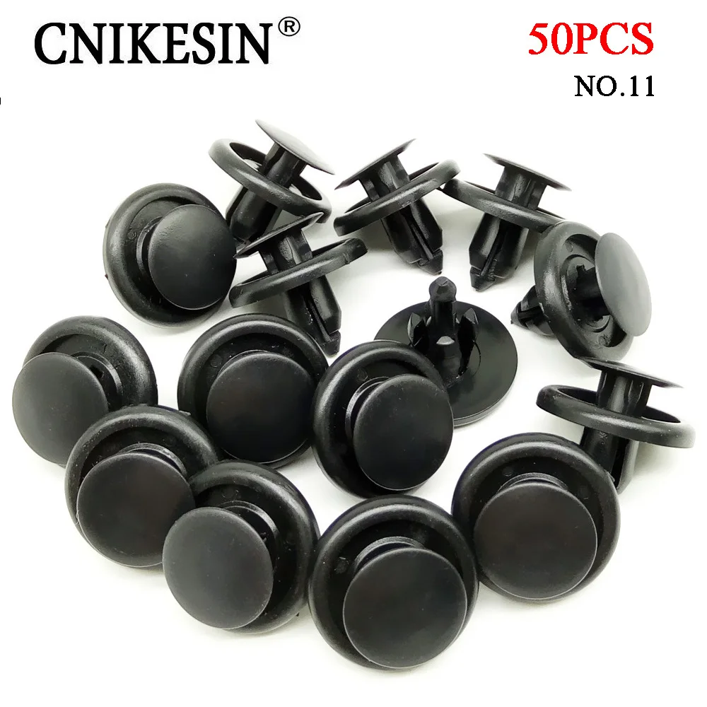

CNIKESIN 50PCS 7mm Hole Car Fastener 90467-07166 Fender Liner Retainers Clips for Toyoda Kamimizu Highlander Carola crown Reiz