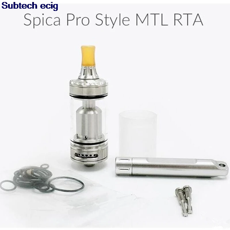 

Coppervape Spica Pro Style MTL RTA Rebuildable Tank Atomzier Diameter 22mm Capacity 3ml for Vape Electronic Cigarette tank