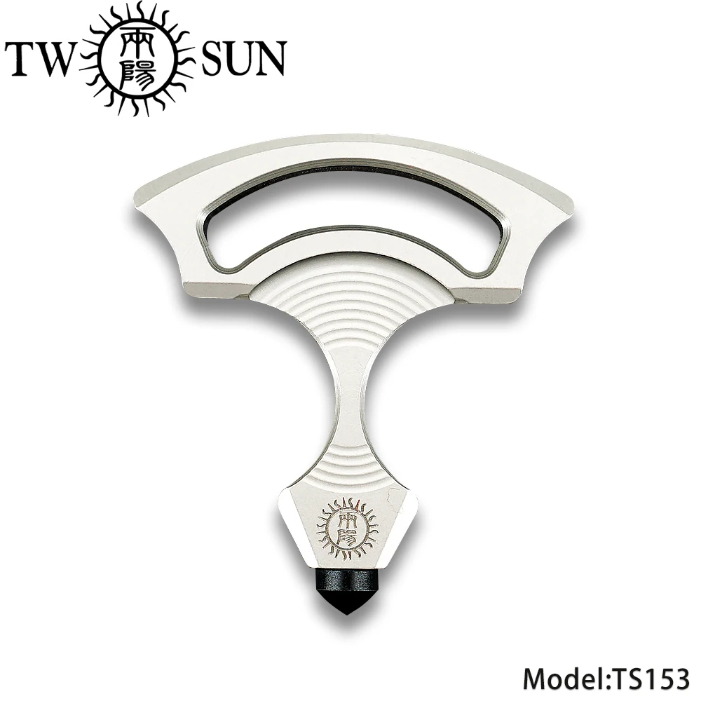 TWOSUN TC4 титановый многофункциональный инструмент оконный стеклянный выключатель аварийный спасательный инструмент для выживания на