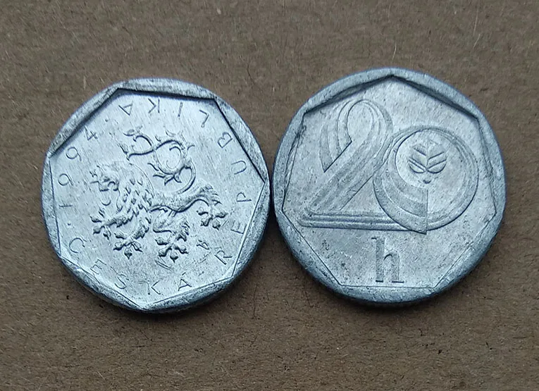 

16.5mm Czech ,100% Real Genuine Comemorative Coin,Original Collection