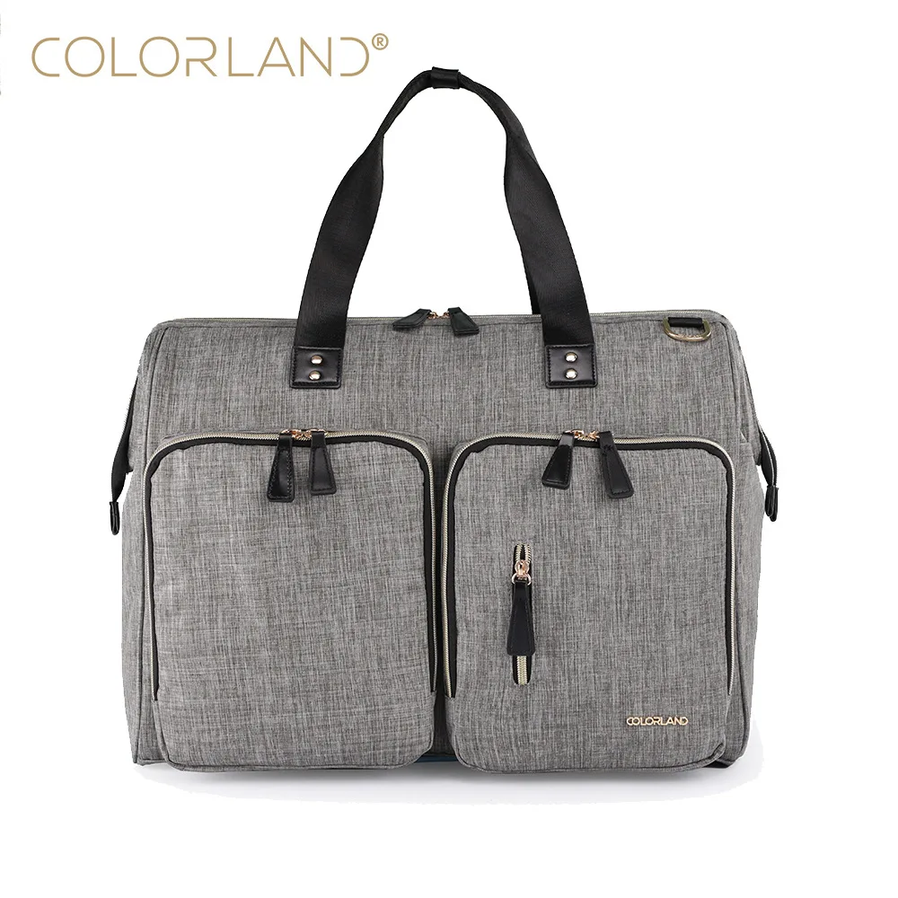 

Colorland Polyester Messenger Baby Diaper Bag Mommy Nappy Changing Backpack Travel Bags Mother Stroller Wet Organizer