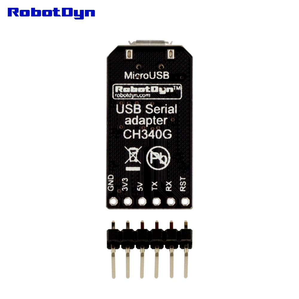 USB to ttl UART CH340-последовательный преобразователь, Micro USB, 5 В/3,3 В. IC CH340G