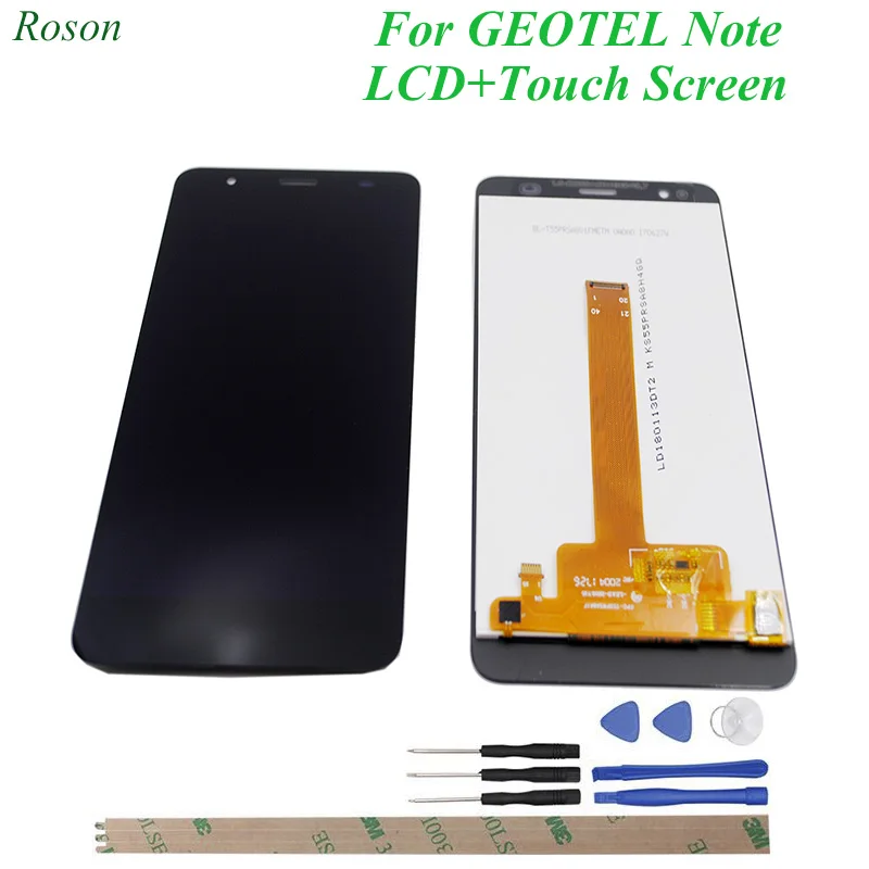 Remanbor For GEOTEL Note LCD Display And Touch Screen 5.5" Digitizer Panel Assembly Tools+Adhesive  Мобильные телефоны | Mobile Phone LCD Screens -32970493765