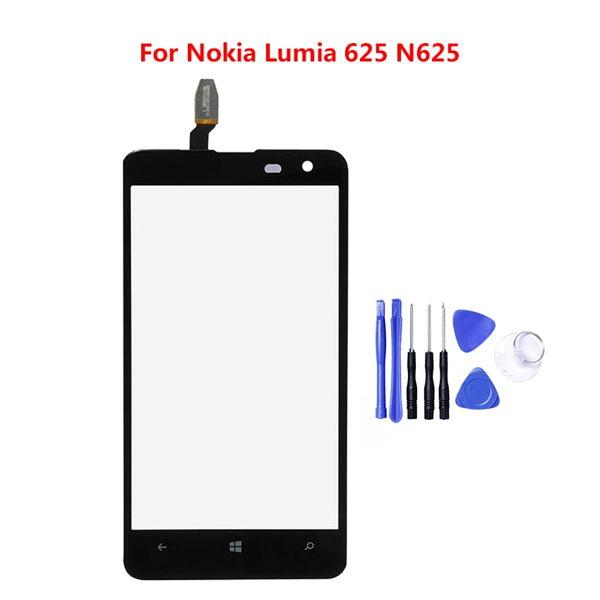Для Lumia 625 сенсорный экран передняя панель дигитайзер для Nokia N625 ЖК дисплей