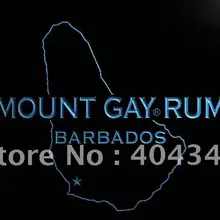 LE211-крепление Gay Rum Барбадос светодиодный знак неонового света