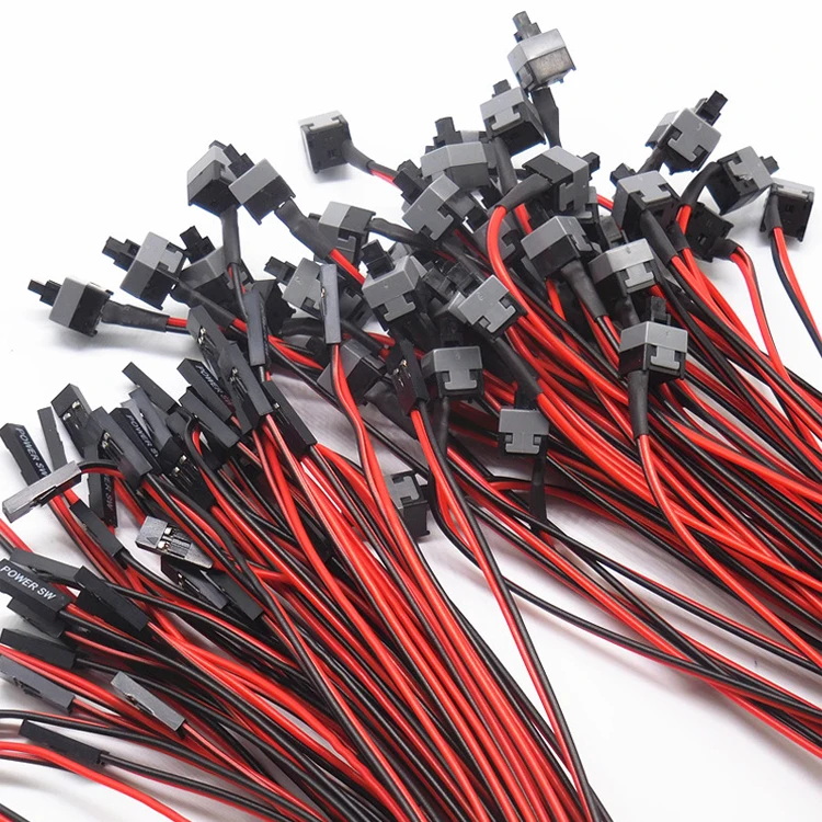  PC Power Button Reset Cable (5)