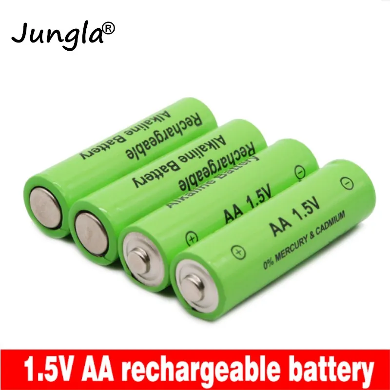 Новый бренд AA перезаряжаемый аккумулятор 4000 мА/ч 1 5 V Щелочная аккумуляторная