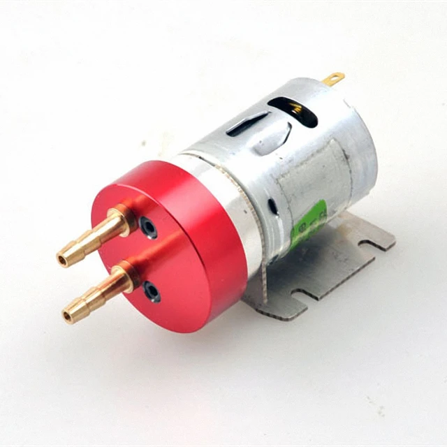 Aluminum Electric Fuel Pump Metal Gear Smoke Pump With Mounting Bracket