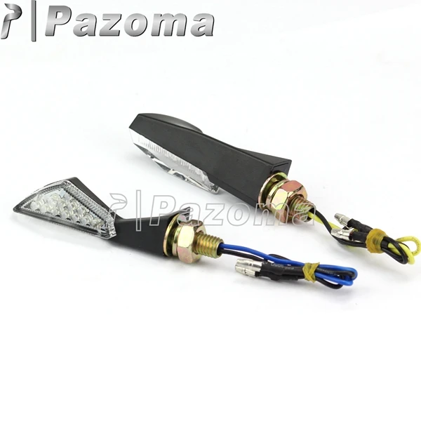 Мотоцикл Pazoma 4 шт. Янтарь светодиодный Универсальный подходит для большинства мотоциклов