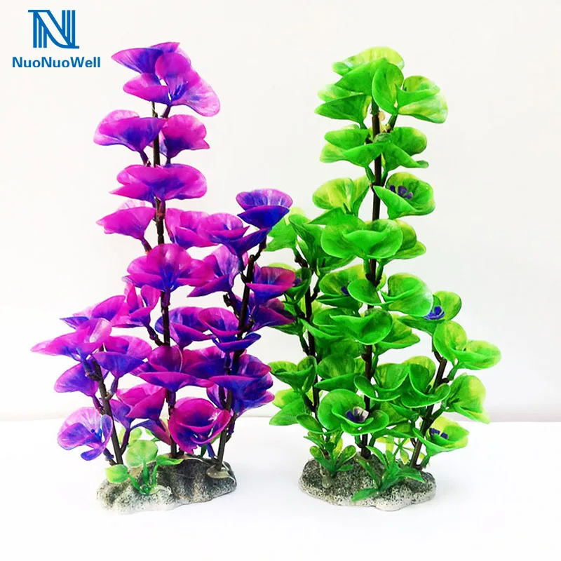11'' Lifelike Artificial Aquatic Plants Underwater Ornament Plastic